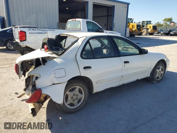 2004 Chevrolet Cavalier with VIN 1G1JC52F247309890, listed as a Copart auction lot 74050814 with 0 mi miles and Salvage Title. Bid and sale history available at carsss.com. Image 3.