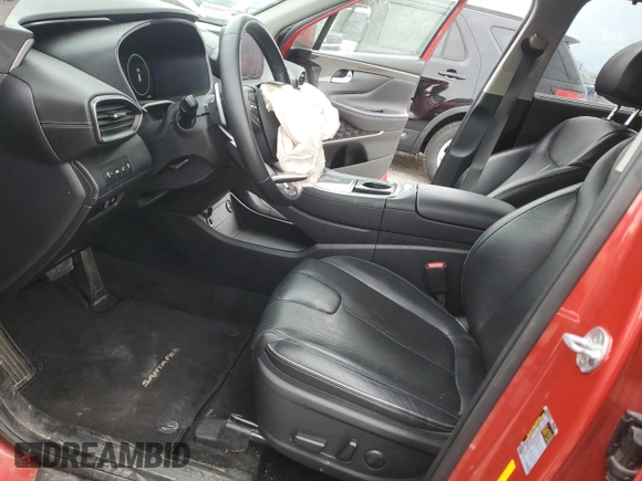 2022 Hyundai Santa Fe SEL with VIN 5NMS3DAJ4NH456069, listed as a Copart auction lot 80191264 with 50,375 mi miles and Salvage Title. Bid and sale history available at carsss.com. Image 7.