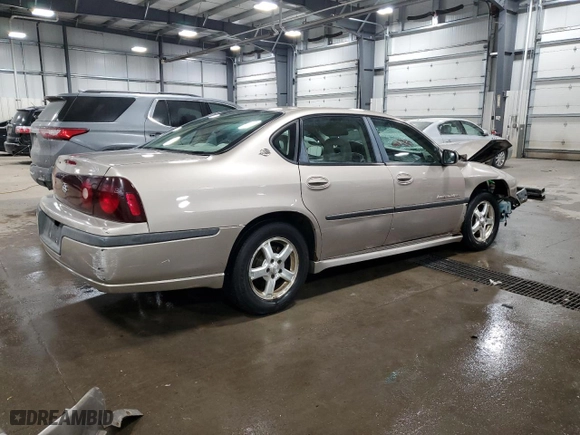 2003 Chevrolet Impala LS with VIN 2G1WH55KX39439428, listed as a Copart auction lot 81172334 with 131,801 mi miles and Non Repairable. Bid and sale history available at carsss.com. Image 3.