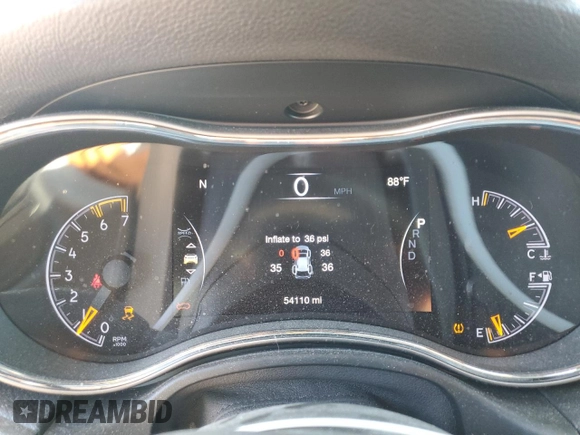 2019 Jeep Grand Cherokee Limited X with VIN 1C4RJFBT2KC591948, listed as a Copart auction lot 55789005 with 54,110 mi miles and Salvage title. Bid and sale history available at DreamBid. Image 9.