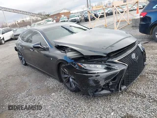 2018 Lexus LS with VIN JTHB51FF9J5003929, listed as a IAAI auction lot 41141899 with 1 mi miles. Bid and sale history available at carsss.com. Image 1.
