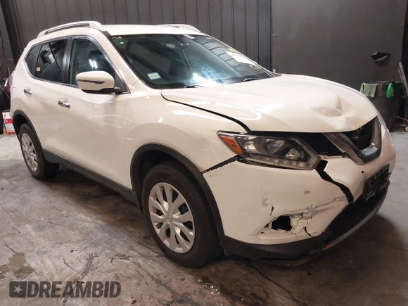 2016 Nissan Rogue S with VIN JN8AT2MV8GW145733, listed as a IAAI auction lot 42183478 with 118,680 mi miles. Bid and sale history available at carsss.com. Image 1.