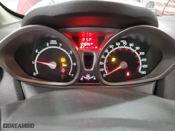 2013 Ford Fiesta SE with VIN 3FADP4BJ0DM215008, listed as a Copart auction lot 52017865 with 124,874 mi miles and Salvage Title. Bid and sale history available at carsss.com. Image 9.