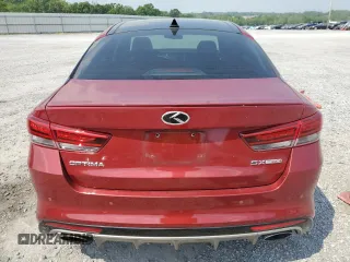 2016 Kia Optima SX Turbo with VIN 5XXGW4L27GG095764, listed as a Copart auction lot 54824235 with 87,231 mi miles and Salvage title. Bid and sale history available at DreamBid. Image 6.