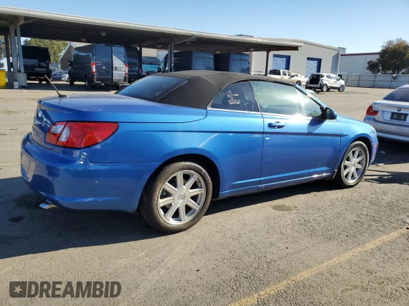 2008 Chrysler Sebring Touring with VIN 1C3LC55R78N207688, listed as a Copart auction lot 83446964 with 108,744 mi miles and Clean Title. Bid and sale history available at carsss.com. Image 3.
