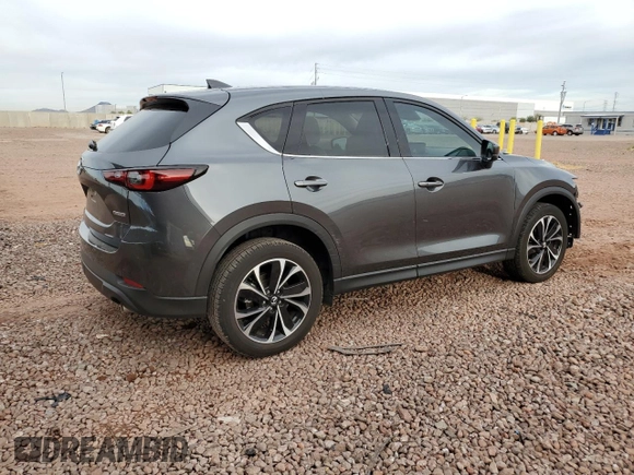 2022 Mazda CX-5 2.5 S Premium Package with VIN JM3KFBDM8N0590642, listed as a Copart auction lot 48996015 with 12,654 mi miles and Salvage Title. Bid and sale history available at carsss.com. Image 3.