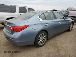 2017 Infiniti Q50 Signature Edition with VIN JN1EV7AP6HM737450, listed as a Copart auction lot 53154495 with 90,270 mi miles and Clean Title. Bid and sale history available at DreamBid. Image 3.