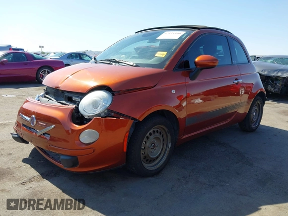 2013 FIAT 500 Pop with VIN 3C3CFFDR2DT698230, listed as a IAAI auction lot 42531400 with 118,400 mi miles and . Bid and sale history available at DreamBid. Image 18.