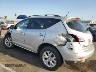 2014 Nissan Murano LE with VIN JN8AZ1MW4EW520404, listed as a Copart auction lot 66028124 with 55,331 mi miles and Salvage Title. Bid and sale history available at carsss.com. Image 2.