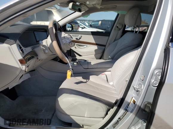 2015 Mercedes-Benz S-Class S 550 with VIN WDDUG8CB2FA097204, listed as a Copart auction lot 79836164 with 53,185 mi miles and Salvage Title. Bid and sale history available at carsss.com. Image 7.