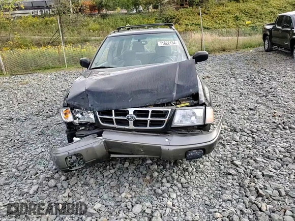 1998 Subaru Forester S with VIN JF1SF6557WH708499, listed as a Copart auction lot 71622134 with 88,237 mi miles and Salvage Title. Bid and sale history available at carsss.com. Image 11.