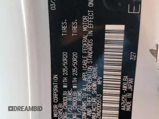2022 Lexus NX 350h Luxury with VIN JTJHKCEZXN2005513, listed as a Copart auction lot 49705234 with 9,656 mi miles and . Bid and sale history available at DreamBid. Image 13.