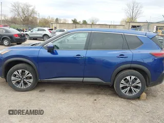 2023 Nissan Rogue SV with VIN JN8BT3BB9PW483547, listed as a IAAI auction lot 42082303 with 51,229 mi miles. Bid and sale history available at carsss.com. Image 14.