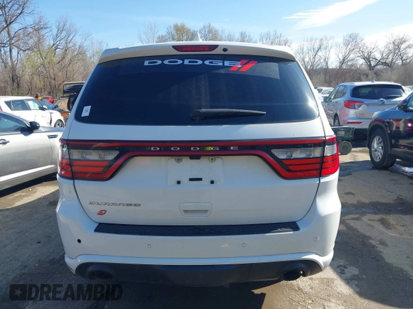 2018 Dodge Durango SRT with VIN 1C4SDJGJXJC395094, listed as a IAAI auction lot 41857351 with 90,106 mi miles and . Bid and sale history available at DreamBid. Image 16.