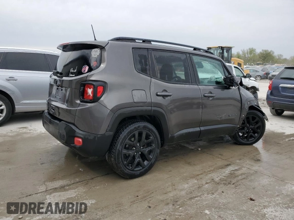 2018 Jeep Renegade Latitude z VIN ZACCJABB3JPG81927, wystawiony jako Copart lot #52442985 z przebiegiem 72 256 mil mil oraz Szkoda całkowita • Salvage title. Historia ofert i sprzedaży dostępna na DreamBid. Obrazek 3.