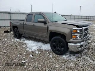 2015 Chevrolet Silverado 1500 LT with VIN 1GCVKREC8FZ216237, listed as a Copart auction lot 45246765 with 116,187 mi miles and Salvage Title. Bid and sale history available at DreamBid. Image 4.