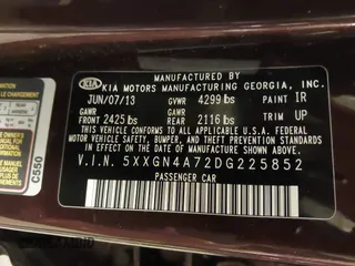 2013 Kia Optima EX с VIN 5XXGN4A72DG225852, выставлен на аукционе IAAI как лот 42292122 с пробегом 145 150 миль миль и . История ставок и продаж доступна на DreamBid. Изображение 9.