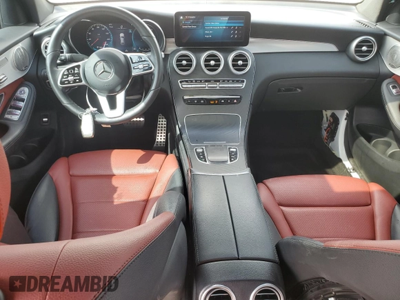 2021 Mercedes-Benz GLC with VIN W1N0J8EB2MF913568, listed as a Copart auction lot 50584885 with 101,793 mi miles and Salvage Title. Bid and sale history available at carsss.com. Image 8.