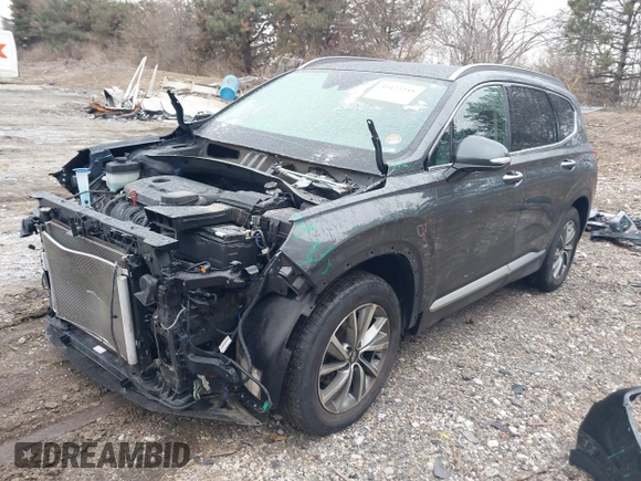 2019 Hyundai Santa Fe Limited with VIN 5NMS5CAD5KH130761, listed as a IAAI auction lot 41473255 with 61,344 mi miles. Bid and sale history available at carsss.com. Image 19.