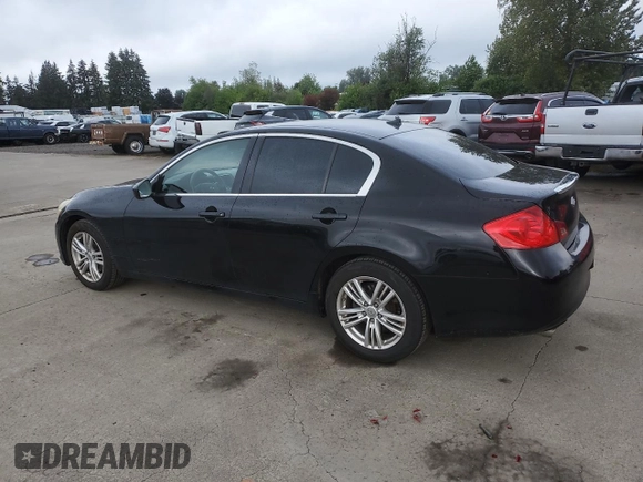 2011 Infiniti G25 с VIN JN1DV6AP9BM601360, выставлен на аукционе Copart как лот 56947135 с пробегом 126 764 миль миль и Списание • Salvage title. История ставок и продаж доступна на DreamBid. Изображение 2.