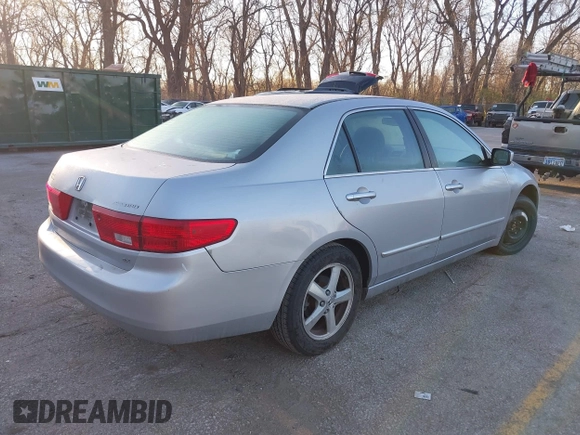2005 Honda Accord EX with VIN 1HGCM56775A107410, listed as a IAAI auction lot 41893291 with 305,106 mi miles and . Bid and sale history available at DreamBid. Image 4.