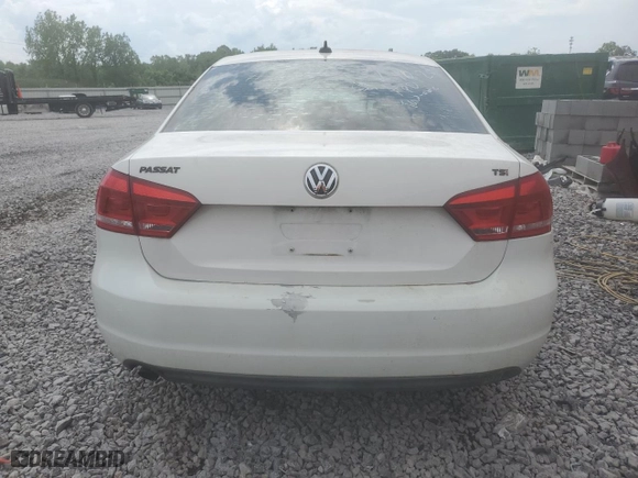 2015 Volkswagen Passat 1.8T Limited Edition with VIN 1VWAT7A30FC047790, listed as a Copart auction lot 53872185 with 0 mi miles and Clean Title. Bid and sale history available at carsss.com. Image 6.