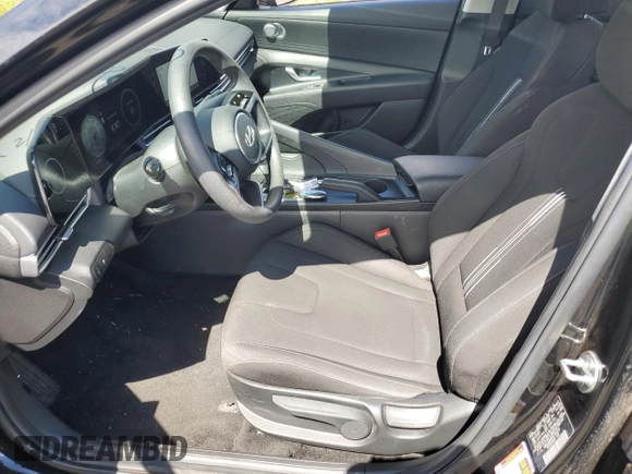 2024 Hyundai Elantra SEL with VIN KMHLM4DG0RU704524, listed as a Copart auction lot 46550925 with 14,045 mi miles and Salvage Title. Bid and sale history available at carsss.com. Image 7.