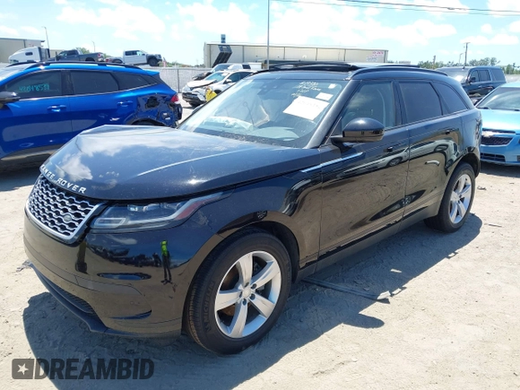 2019 Land Rover Range Rover Velar S with VIN SALYB2EN3KA216833, listed as a IAAI auction lot 42048452 with 35,144 mi miles and . Bid and sale history available at DreamBid. Image 2.