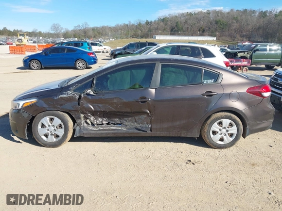 2018 Kia Forte LX with VIN 3KPFL4A76JE217369, listed as a IAAI auction lot 41673754 with 100,545 mi miles. Bid and sale history available at carsss.com. Image 14.