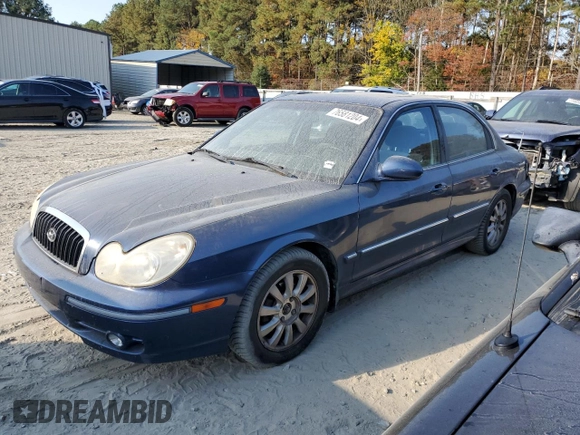 2005 Hyundai Sonata GLS with VIN KMHWF35H45A102665, listed as a Copart auction lot 76581204 with 208,763 mi miles and Salvage Title. Bid and sale history available at carsss.com. Image 1.