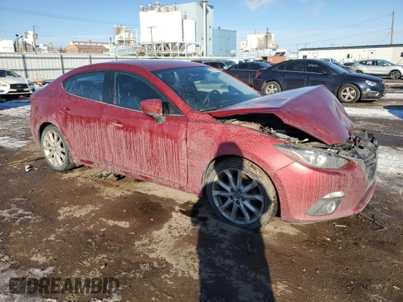 2014 Mazda 3 S Touring with VIN JM1BM1V3XE1176190, listed as a Copart auction lot 88957145 with 97,349 mi miles and Salvage Title. Bid and sale history available at DreamBid. Image 4.