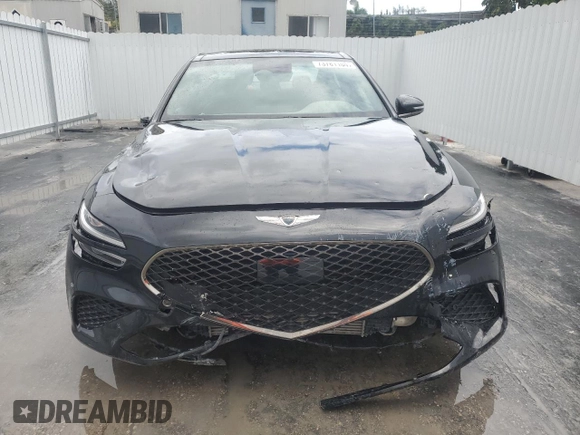 2023 Genesis G70 2.0T with VIN KMTG34TA0PU120533, listed as a Copart auction lot 73781104 with 26,932 mi miles and Clean Title. Bid and sale history available at carsss.com. Image 5.