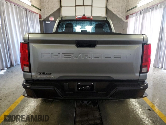 2024 Chevrolet Colorado 2WD Work Truck with VIN 1GCGSBEC6R1125843, listed as a Copart auction lot 80292464 with 12,476 mi miles and Clean title. Bid and sale history available at DreamBid. Image 6.