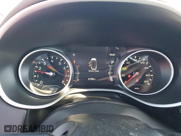 2017 Jeep Compass Latitude with VIN 3C4NJCBB6HT669441, listed as a Copart auction lot 49225475 with 61,568 mi miles and Salvage title. Bid and sale history available at DreamBid. Image 9.