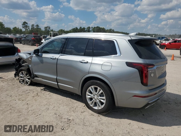 2024 Cadillac XT6 FWD Luxury with VIN 1GYKPAR40RZ736486, listed as a Copart auction lot 71755204 with 8,629 mi miles and Salvage Title. Bid and sale history available at carsss.com. Image 2.