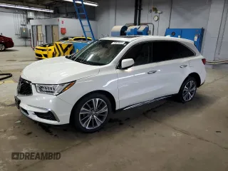2018 Acura MDX Technology with VIN 5J8YD4H75JL005664, listed as a Copart auction lot 54629055 with 44,921 mi miles and Salvage title. Bid and sale history available at DreamBid. Image 1.