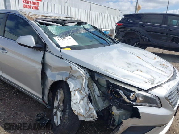 2016 Hyundai Sonata SE with VIN 5NPE24AF9GH373139, listed as a IAAI auction lot 41757308 with 103,699 mi miles and . Bid and sale history available at carsss.com. Image 13.
