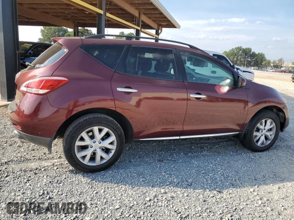 2012 Nissan Murano S with VIN JN8AZ1MU2CW104038, listed as a Copart auction lot 70012724 with 167,792 mi miles and Salvage Title. Bid and sale history available at carsss.com. Image 3.