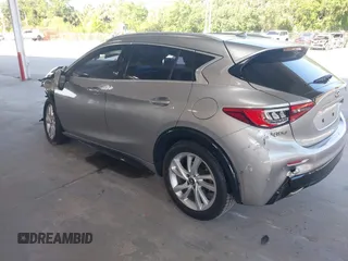 2018 Infiniti QX30 Pure with VIN SJKCH5CPXJA002505, listed as a IAAI auction lot 42276620 with 90,555 mi miles and . Bid and sale history available at DreamBid. Image 3.