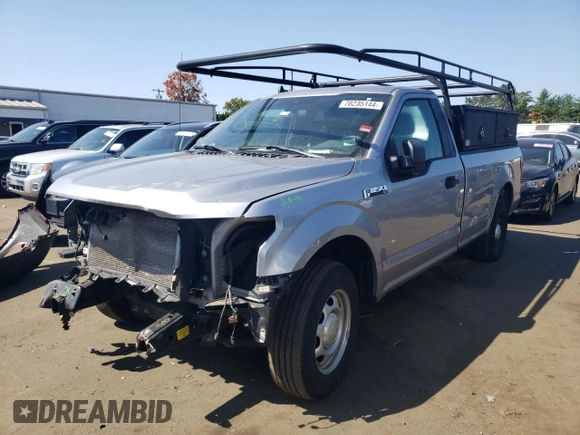 2020 Ford F-150 XL with VIN 1FTMF1C50LKE01683, listed as a Copart auction lot 70235144 with 57,325 mi miles and Salvage Title. Bid and sale history available at carsss.com. Image 1.