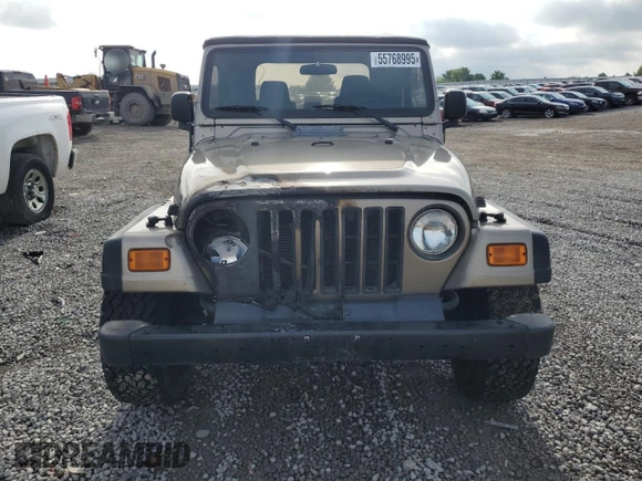 2003 Jeep Wrangler X с VIN 1J4FA39S03P349713, выставлен на аукционе Copart как лот 55768995 с пробегом 187 266 миль миль и Списание • Salvage title. История ставок и продаж доступна на DreamBid. Изображение 5.