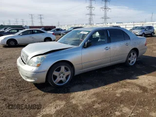 2002 Lexus LS 430 with VIN JTHBN30F920071943, listed as a Copart auction lot 49963315 with 182,597 mi miles and Salvage Title. Bid and sale history available at DreamBid. Image 1.
