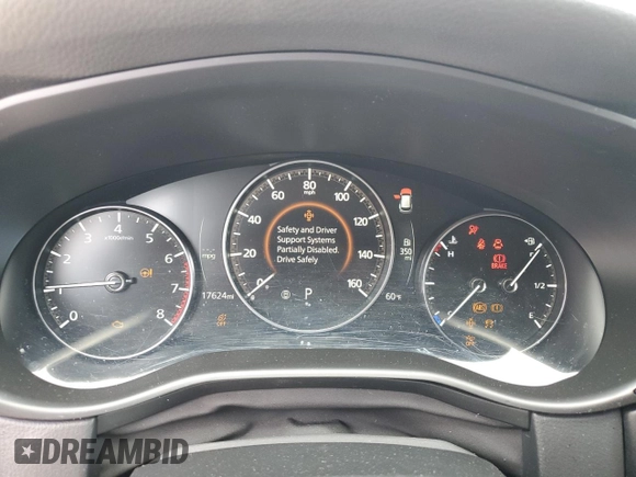 2024 Mazda CX-50 2.5 Turbo Premium Plus Package with VIN 7MMVABEYXRN164952, listed as a Copart auction lot 44917845 with 17,624 mi miles and Salvage Title. Bid and sale history available at carsss.com. Image 9.