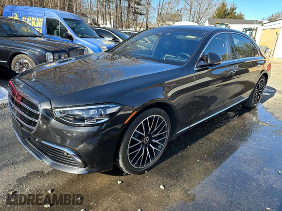 2022 Mercedes-Benz S-Class S 500 with VIN W1K6G6DB9NA088879, listed as a Copart auction lot 46781925 with 49,053 mi miles and Clean Title. Bid and sale history available at carsss.com. Image 2.