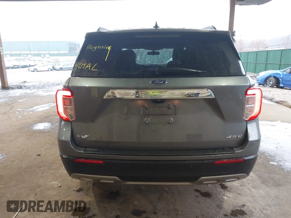 2022 Ford Explorer XLT with VIN 1FMSK8DH8NGB25128, listed as a IAAI auction lot 41966881 with 19,190 mi miles and . Bid and sale history available at DreamBid. Image 16.