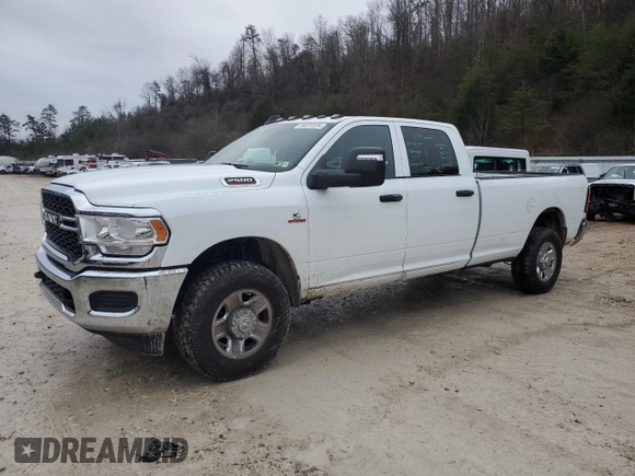 2023 Ram 2500 Tradesman with VIN 3C6UR5HL3PG637755, listed as a Copart auction lot 85973334 with 52,924 mi miles and Salvage Title. Bid and sale history available at carsss.com. Image 1.