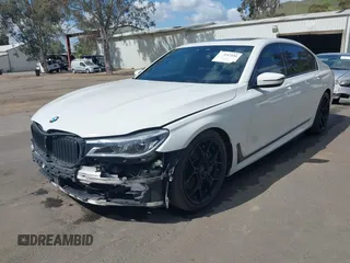 2017 BMW 7 Series 750i with VIN WBA7F0C32HGM22273, listed as a IAAI auction lot 41857151 with 90,518 mi miles and . Bid and sale history available at carsss.com. Image 18.