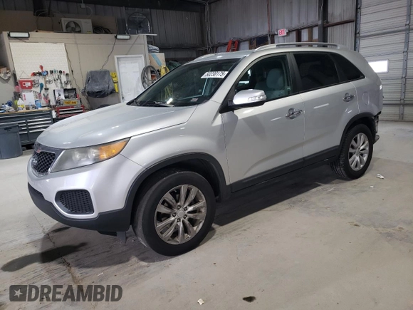 2011 Kia Sorento LX with VIN 5XYKT4A2XBG047542, listed as a Copart auction lot 50230175 with 176,881 mi miles and Salvage Title. Bid and sale history available at DreamBid. Image 1.