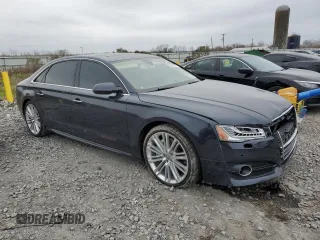 2017 Audi A8 z VIN WAU44AFD9HN002783, wystawiony jako Copart lot #44633125 z przebiegiem 110 066 mil mil oraz Szkoda całkowita • Salvage title. Historia ofert i sprzedaży dostępna na DreamBid. Obrazek 4.