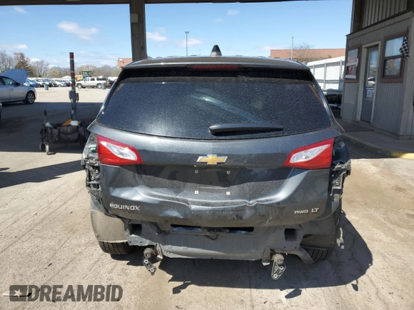 2018 Chevrolet Equinox LT with VIN 2GNAXSEV2J6346387, listed as a Copart auction lot 53259425 with 60,739 mi miles and Salvage Title. Bid and sale history available at DreamBid. Image 6.